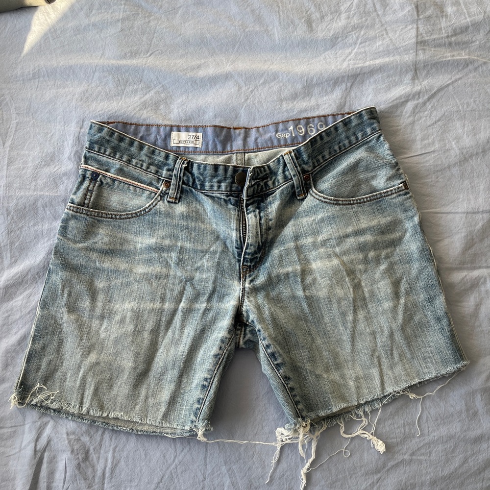 Gap light wash denim jorts shorts